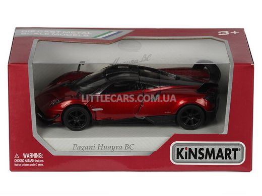 Іграшкова металева машинка Kinsmart Pagani Huayra BC червона KT5400WR фото