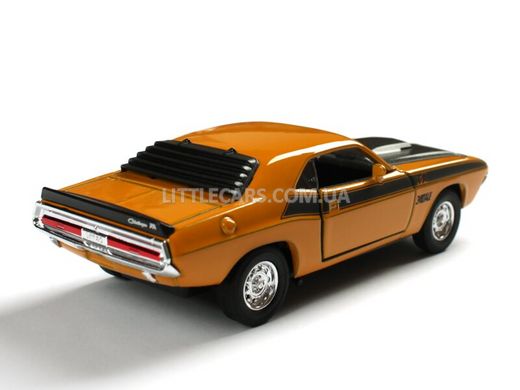 Металлическая модель машины Welly Dodge Challenger 1970 T/A желтый 43663CWY фото