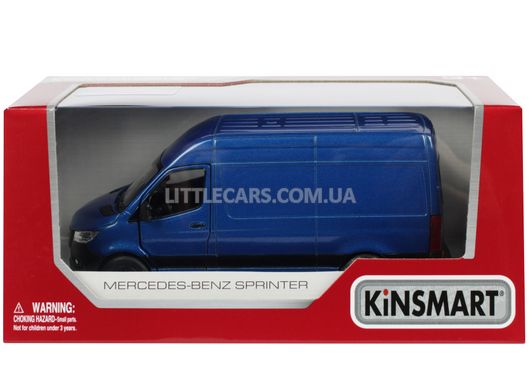 Іграшкова металева машинка Kinsmart Mercedes-Benz Sprinter синій KT5426WB фото