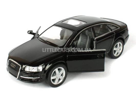 Металлическая модель машины Kinsmart Audi A6 черная KT5303WBL фото