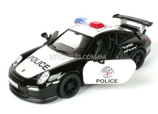 Металлическая модель машины Kinsmart Porsche 911 GT3 RS Police полиция KT5352WPP фото