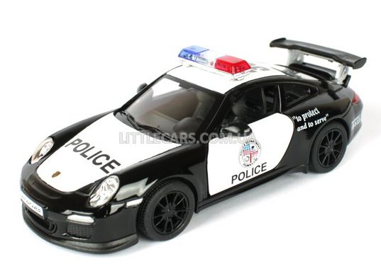 Металлическая модель машины Kinsmart Porsche 911 GT3 RS Police полиция KT5352WPP фото