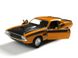 Металлическая модель машины Welly Dodge Challenger 1970 T/A желтый 43663CWY фото 2