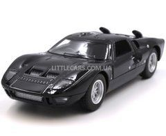 Іграшкова металева машинка Ford GT40 MKII 1966 1:38 Kinsmart KT5427W чорний KT5427WBL фото