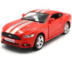 Іграшкова металева машинка Ford Mustang 2015 1:38 RMZ City 554029 червоний зі смугами 554029CR фото