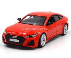 Металева модель машини Audi RS7 Sportback Автопром 68476 1:37 червона 68476R фото
