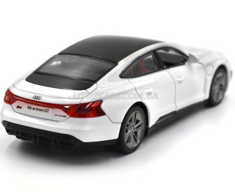 Іграшкова машинка Audi RS E-tron GT 1:36 з зарядною станцією Автопром 68717 біла 68717W фото