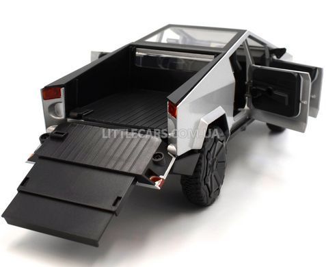 Іграшкова машинка Tesla Cybertruck 1:24 Автопром AP7725 світло-сіра AP7725LG фото
