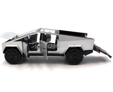 Іграшкова машинка Tesla Cybertruck 1:24 Автопром AP7725 світло-сіра AP7725LG фото