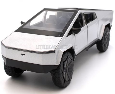 Іграшкова машинка Tesla Cybertruck 1:24 Автопром AP7725 світло-сіра AP7725LG фото
