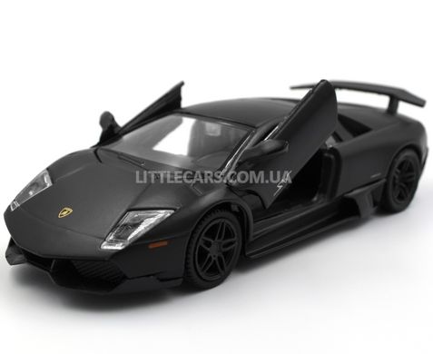 Іграшкова металева машинка Lamborghini Murcielago LP 670-4 SV 1:37 RMZ City 554997 чорний матовий 554997MBL фото