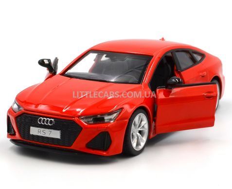 Металева модель машини Audi RS7 Sportback Автопром 68476 1:37 червона 68476R фото