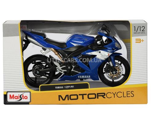 Мотоцикл Maisto Yamaha YZF-R1 1:12 синя 3110117 фото