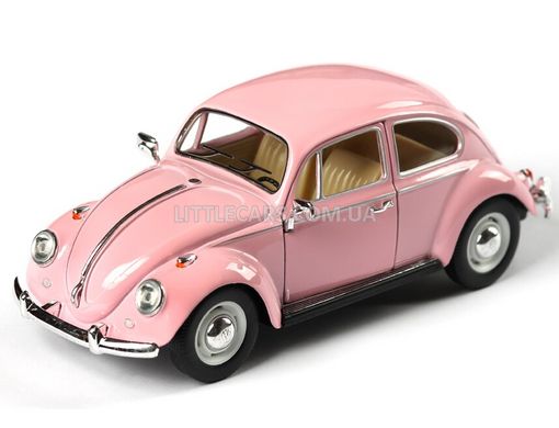 Моделька машины Kinsmart Volkswagen Classical Beetle 1967 1:24 розовый KT7002WYPN фото