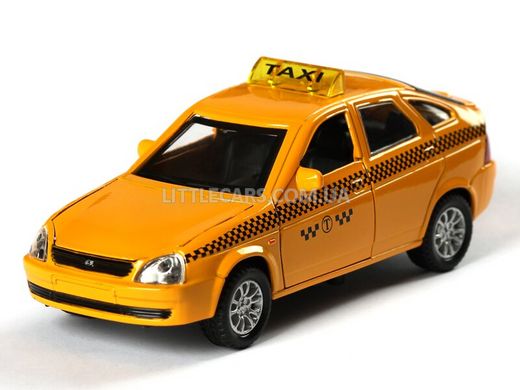 Іграшкова металева машинка Автосвіт LADA Priora Taxi AS2050 фото