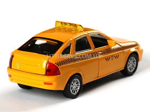 Іграшкова металева машинка Автосвіт LADA Priora Taxi AS2050 фото