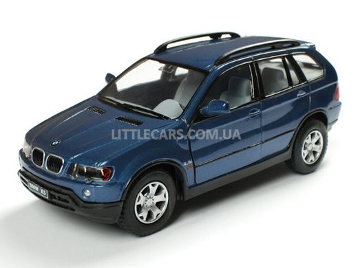 Іграшкова металева машинка Kinsmart BMW X5 синій KT5020WB фото