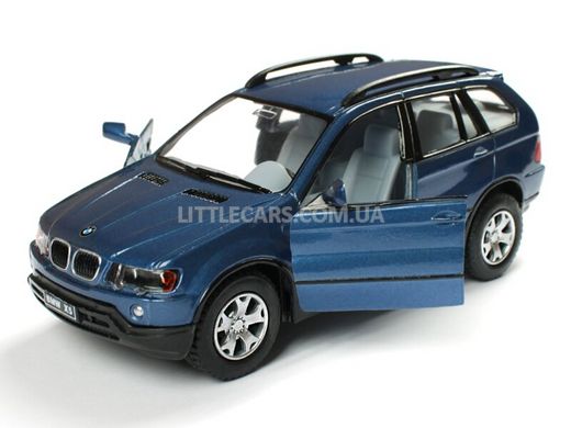 Іграшкова металева машинка Kinsmart BMW X5 синій KT5020WB фото