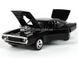 Металлическая модель машины Автопром Dodge Charger RT 1970 1:32 черный 32011BL фото 2