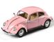 Іграшкова металева машинка Kinsmart Volkswagen Classical Beetle 1967 1:24 рожевий KT7002WYPN фото 1