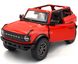Іграшкова металева машинка Ford Bronco 2022 1:34 Kinsmart KT5438WA червоний KT5438WAR фото 2