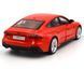 Металева модель машини Audi RS7 Sportback Автопром 68476 1:37 червона 68476R фото 4