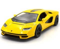 Іграшкова металева машинка Lamborghini Countach LPI 800-4 1:38 Kinsmart KT5437W жовта KT5437WY фото