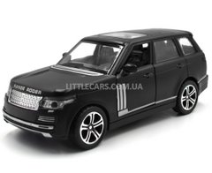 Іграшкова металева машинка Land Rover Range Rover Voque Автопром 7860 1:32 чорний матовий 7860-3MBL фото