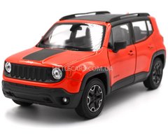 Металева модель машини Jeep Renegade Trailhawk Welly 24071 1:24 червоний 24071WR фото