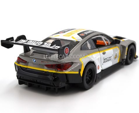 Іграшкова машинка BMW M4 GT3 1:32 Автопром 68715A сіра 68715AG фото