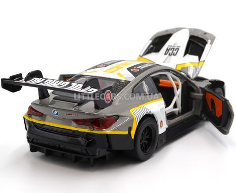 Іграшкова машинка BMW M4 GT3 1:32 Автопром 68715A сіра 68715AG фото