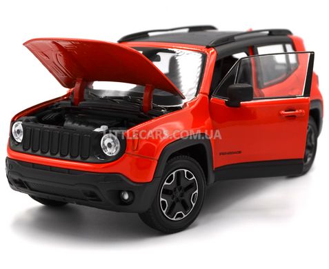 Металева модель машини Jeep Renegade Trailhawk Welly 24071 1:24 червоний 24071WR фото