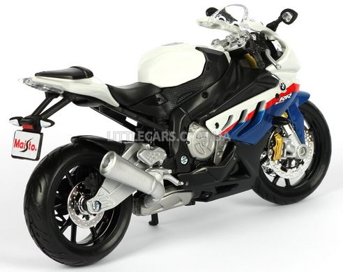 Мотоцикл Maisto BMW S1000RR 1:12 біло-синій 311010 фото