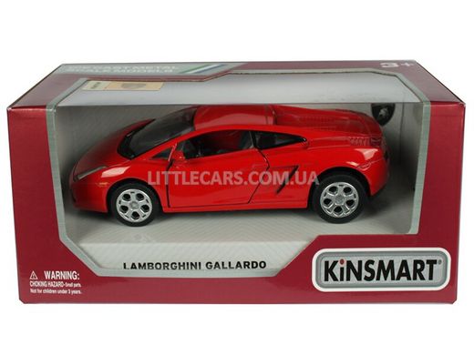 Моделька машины Kinsmart Lamborghini Gallardo красная KT5098WR фото