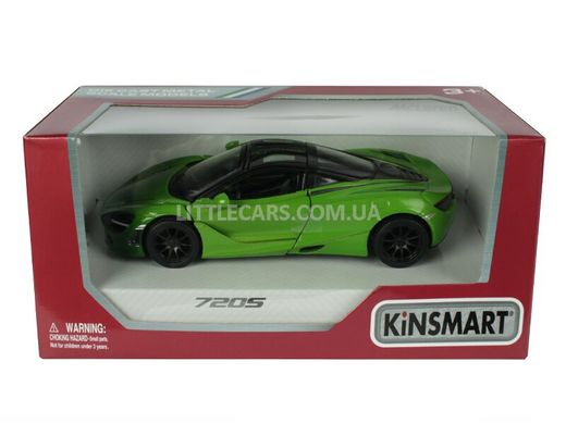 Металлическая модель машины Kinsmart McLaren 720S зеленый с напылением KT5403WGG фото