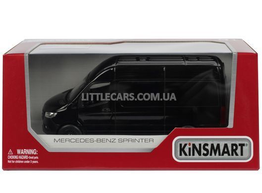 Іграшкова металева машинка Kinsmart Mercedes-Benz Sprinter чорний KT5426WBL фото