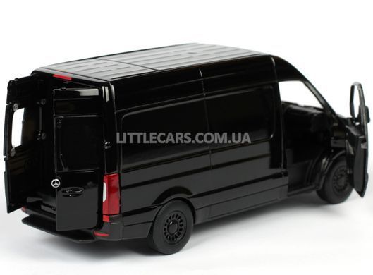 Іграшкова металева машинка Kinsmart Mercedes-Benz Sprinter чорний KT5426WBL фото