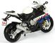 Мотоцикл Maisto BMW S1000RR 1:12 бело-синий 311010 фото 2