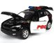Іграшкова металева машинка Автопром Jeep Cherokee Police 1:34 чорний 68425PBL фото 2