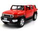 Металева модель машини Toyota FJ Cruiser Автопром 68304 1:32 червона 68304R фото 1