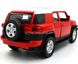 Металлическая модель машины Toyota FJ Cruiser Автопром 68304 1:32 красная 68304R фото 3