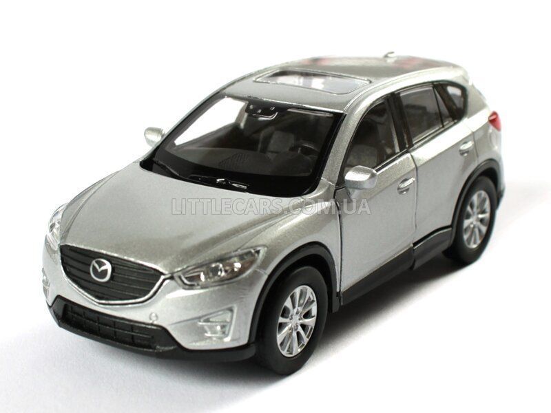 Купити Іграшкова металева машинка Welly Mazda CX5 сіра 43729CWGR в