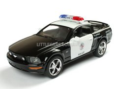 Моделька машины Kinsmart Ford Mustang GT 2006 Police полицейский KT5091WPP фото