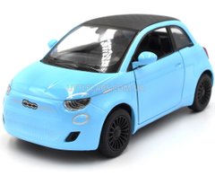 Іграшкова металева машинка Fiat 500e 1:28 Kinsmart KT5440W блакитний KT5440WYB фото