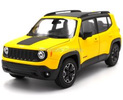Металева модель машини Jeep Renegade Trailhawk Welly 24071 1:24 жовтий 24071WY фото
