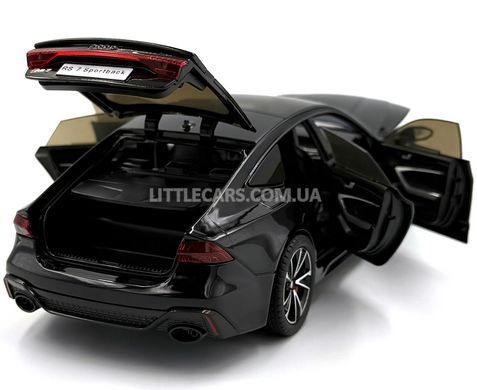 Іграшкова модель машини Audi RS 7 C8 Sportback 1:25 Автопром AP7755 чорна AP7755BL фото