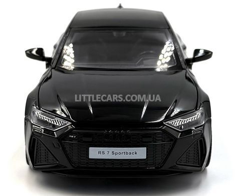 Іграшкова модель машини Audi RS 7 C8 Sportback 1:25 Автопром AP7755 чорна AP7755BL фото