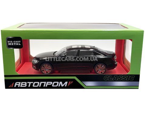 Іграшкова модель машини Audi RS 7 C8 Sportback 1:25 Автопром AP7755 чорна AP7755BL фото