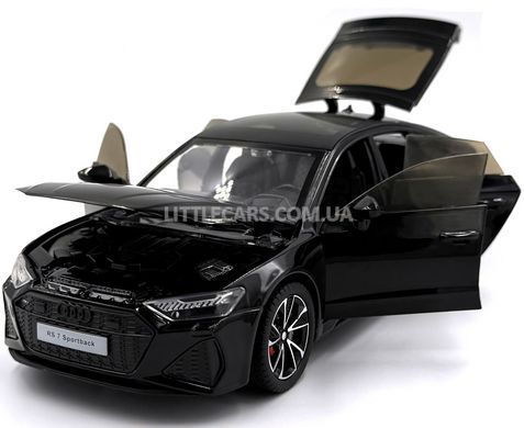 Іграшкова модель машини Audi RS 7 C8 Sportback 1:25 Автопром AP7755 чорна AP7755BL фото
