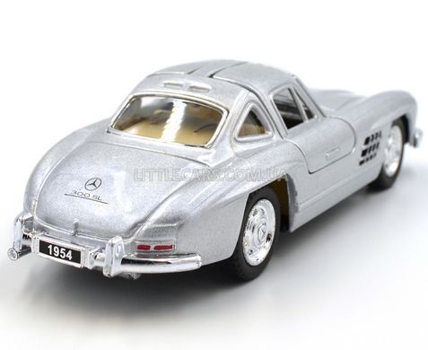 Іграшкова металева машинка Kinsmart Mercedes-Benz 300 SL 1954 сірий KT5346WG фото